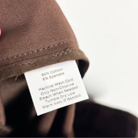 NWT Talbots Brown Classic Side Zip Pant Sz 8p - Picture 8 of 8